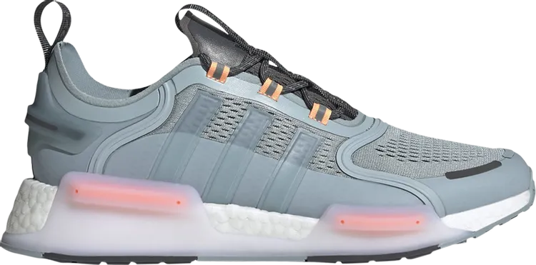 Adidas NMD_V3 'Magic Gray Beam Orange' sneakers, gray
