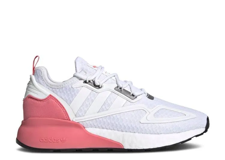 Adidas WMNS ZX 2K BOOST 'WHITE HAZY ROSE' sneakers, white