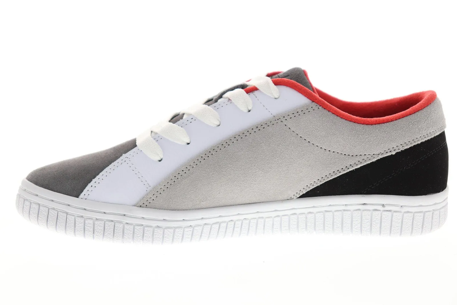 Airwalk The One Suede TRI Mens Gray White Skate Sneakers Shoes