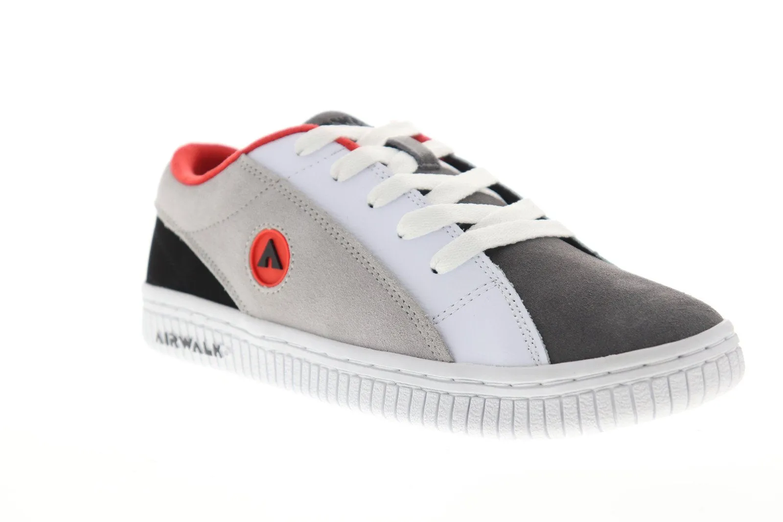 Airwalk The One Suede TRI Mens Gray White Skate Sneakers Shoes
