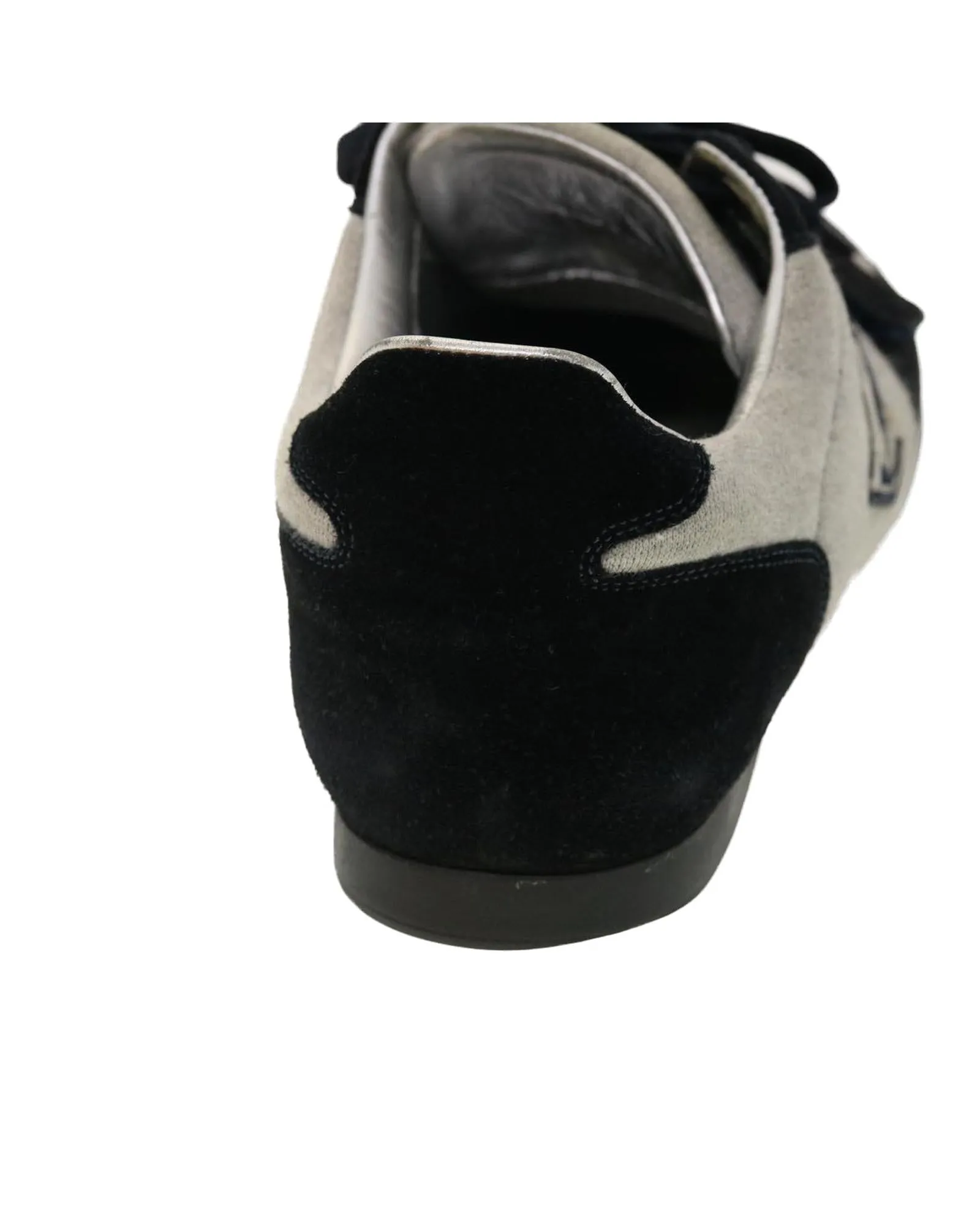 Authentic Louis Vuitton Gray Black Cotton Sneakers