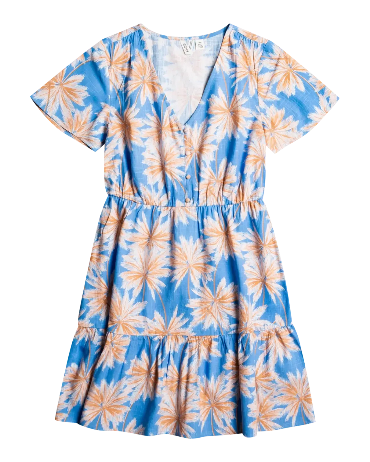 Bikini Party Dress in Azure Blue Palm Island