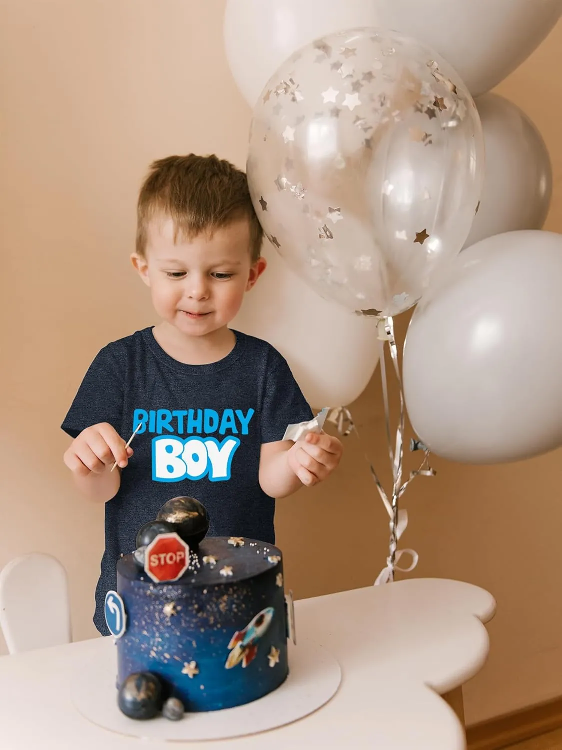 Birthday boy Shirt Boys Outfit Toddler Baby tee 1st 2nd 3 Year Old 4th Kids 5th 6th 7th 8th