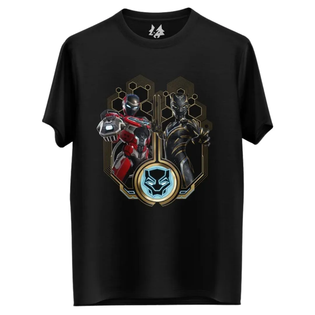 Black Panther With Ironheart T-Shirt