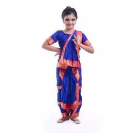 Blue Bharatnatyam Dance Dress