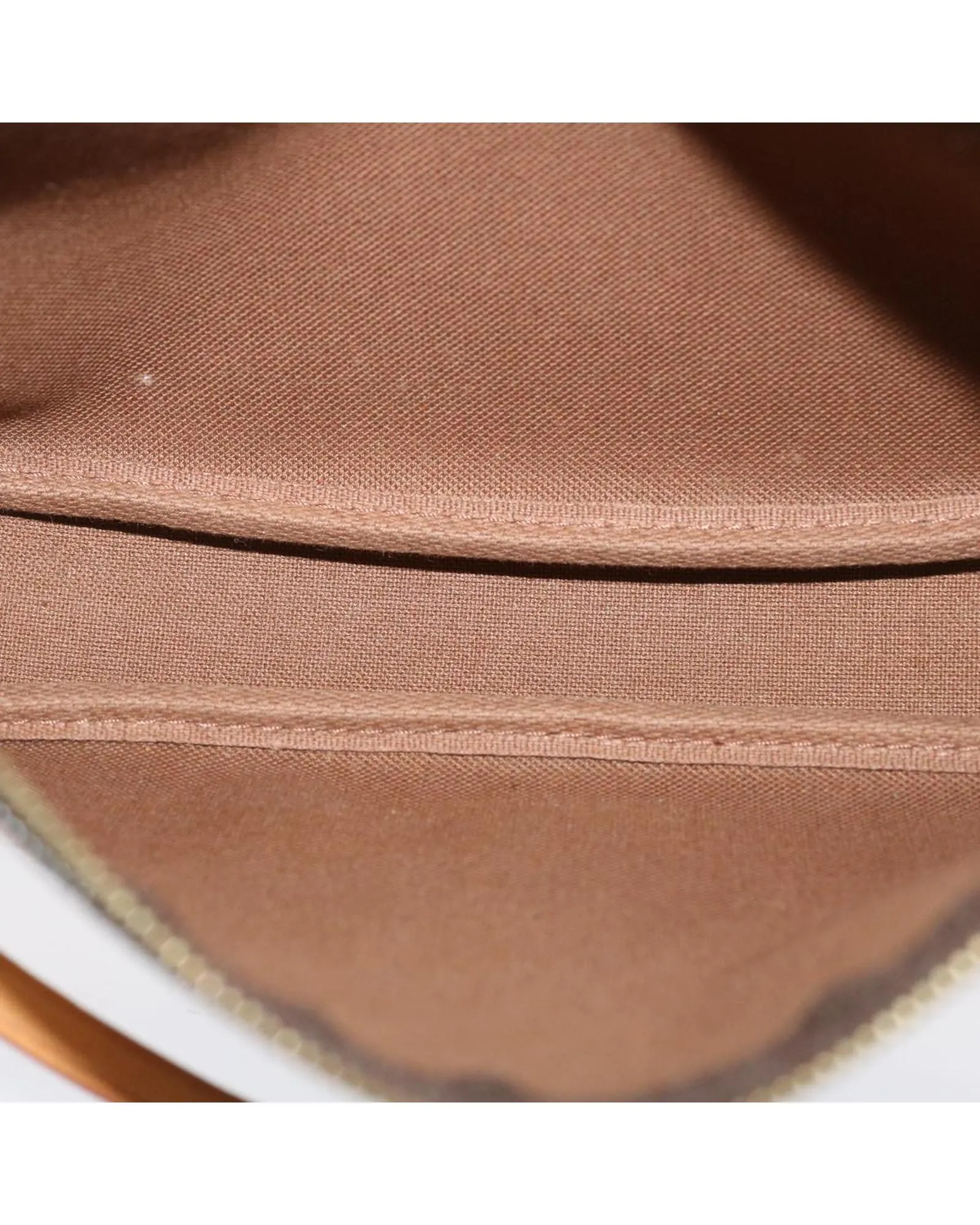 Blue Christian Dior Canvas Shoulder Bag