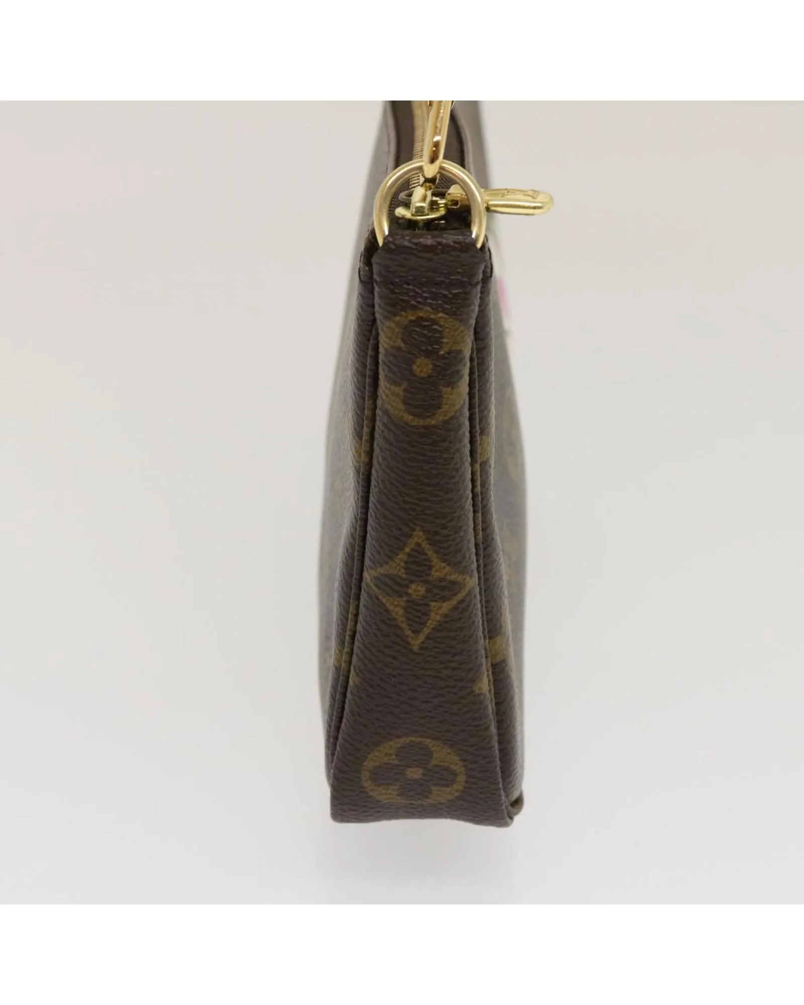 Blue Christian Dior Canvas Shoulder Bag