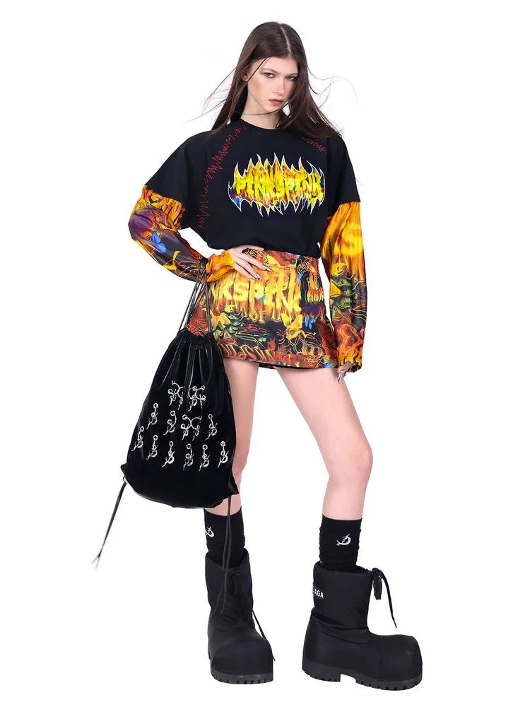 Breakdown A-Line Skirt【s0000009394】