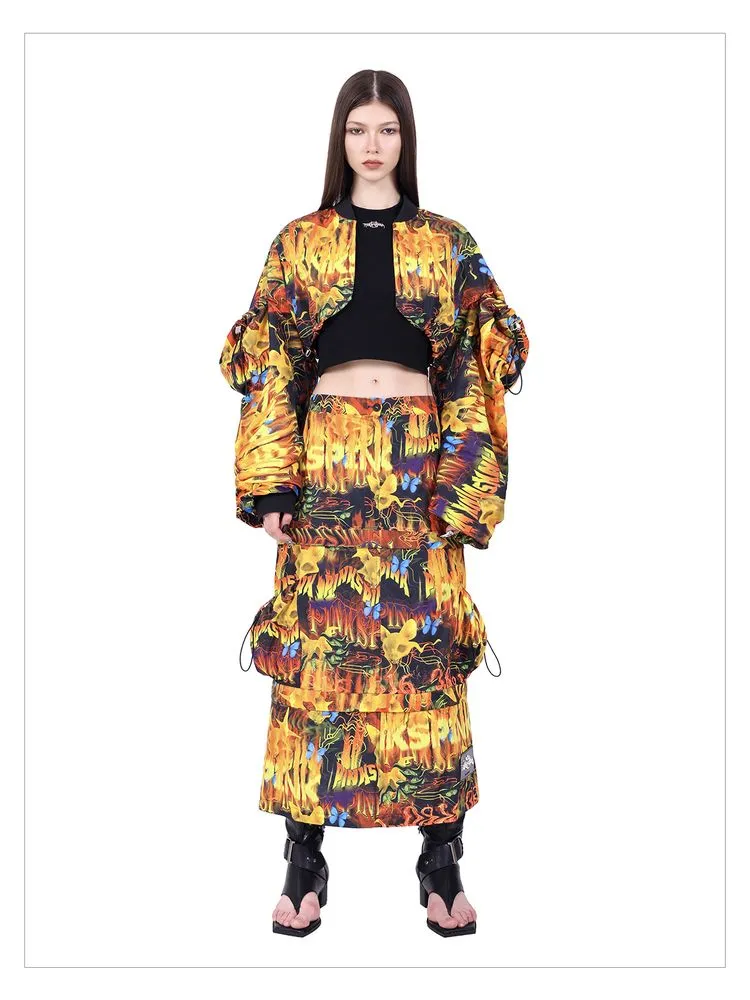 Breakdown A-Line Skirt【s0000009394】