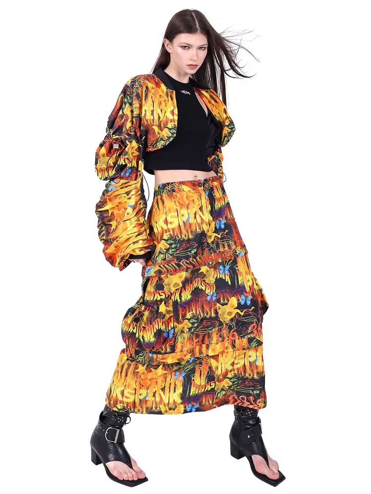 Breakdown A-Line Skirt【s0000009394】