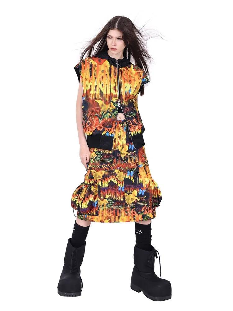 Breakdown A-Line Skirt【s0000009394】