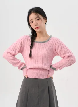 Cable Knit Sweater OG331