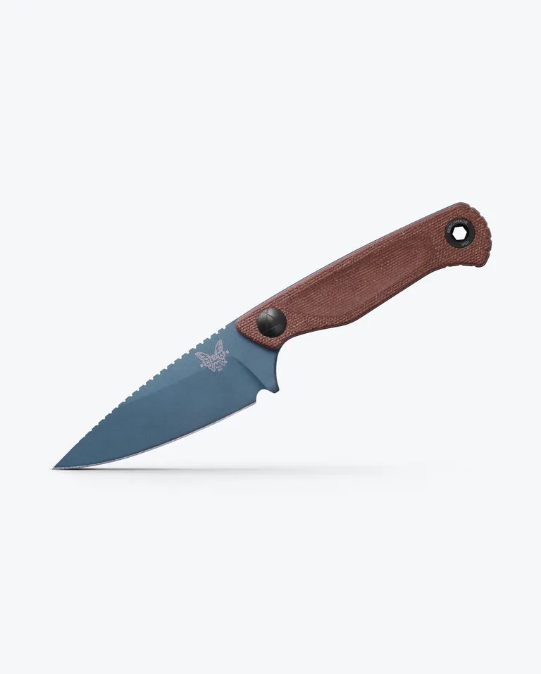 Dacian | Blue Denim Micarta | Brown Canvas Micarta | Spear Point