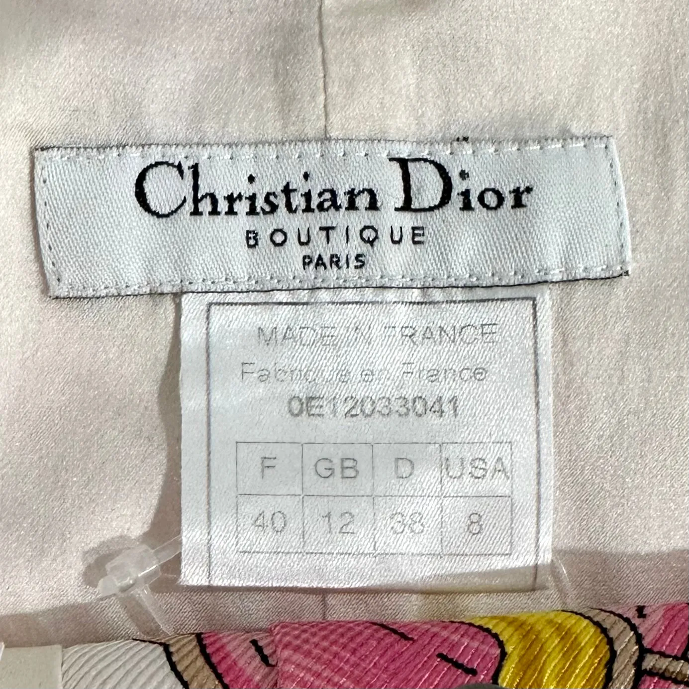 Dior S/S 2000 Pink Saddle Print Skirt