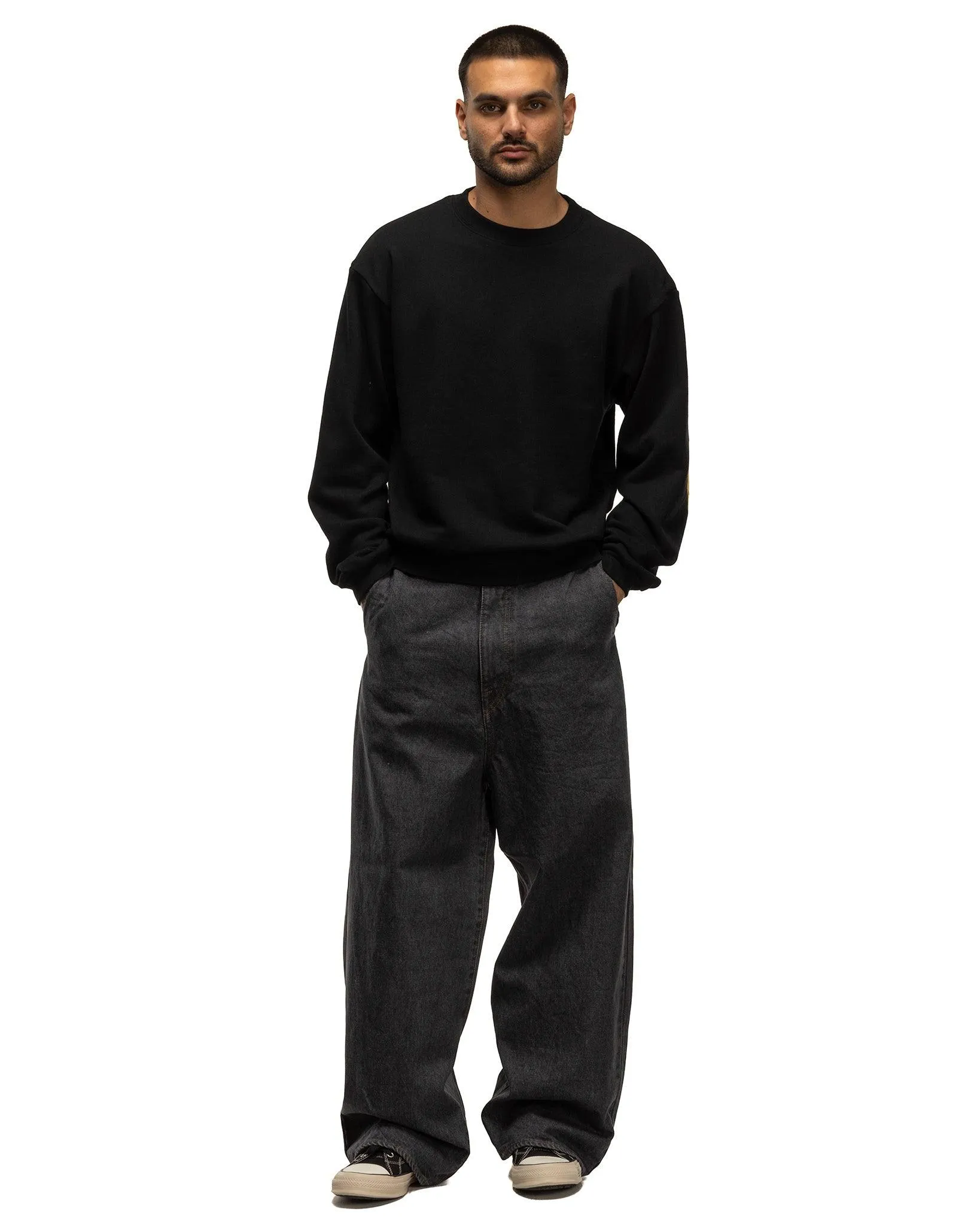 ECO SWT Knit Crew SWT Black