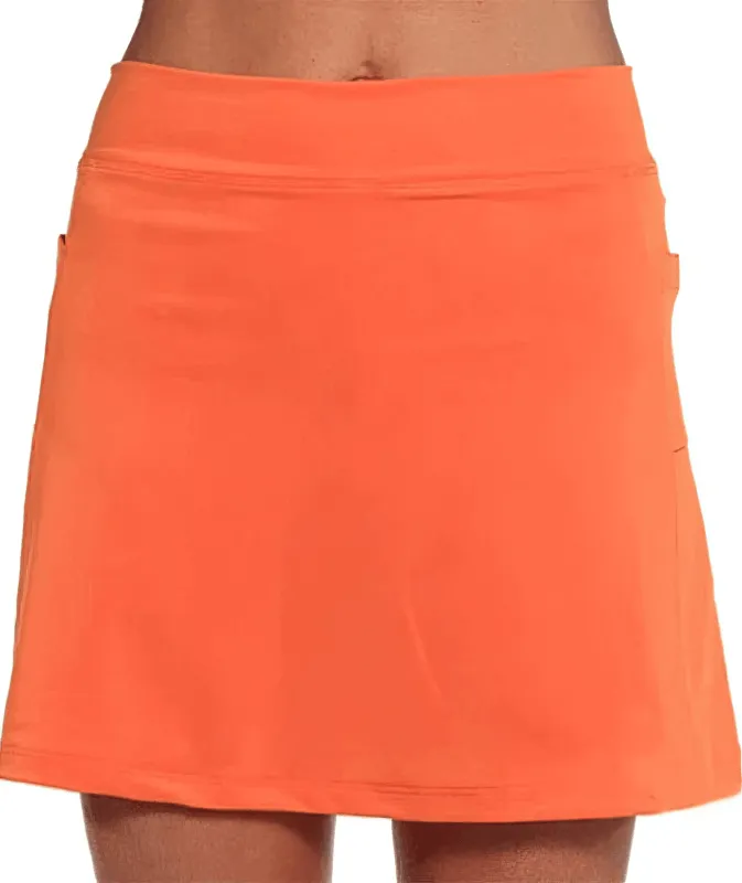 Elastic Sport Women's Skirt-Shorts With Side Pocket - SF0218