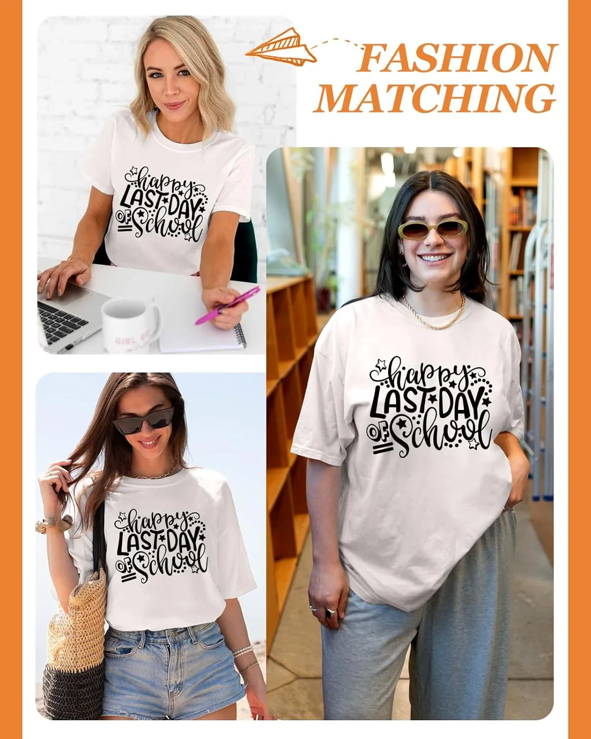 Flafens Teacher T-Shirt for Women - Graphic Tees Womens 2025 Teacher Crewneck Cotton Cute Cool Short Sleeve Tshirts