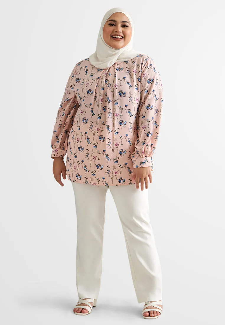 Gracie FLEXI Straight Cut Pants - White