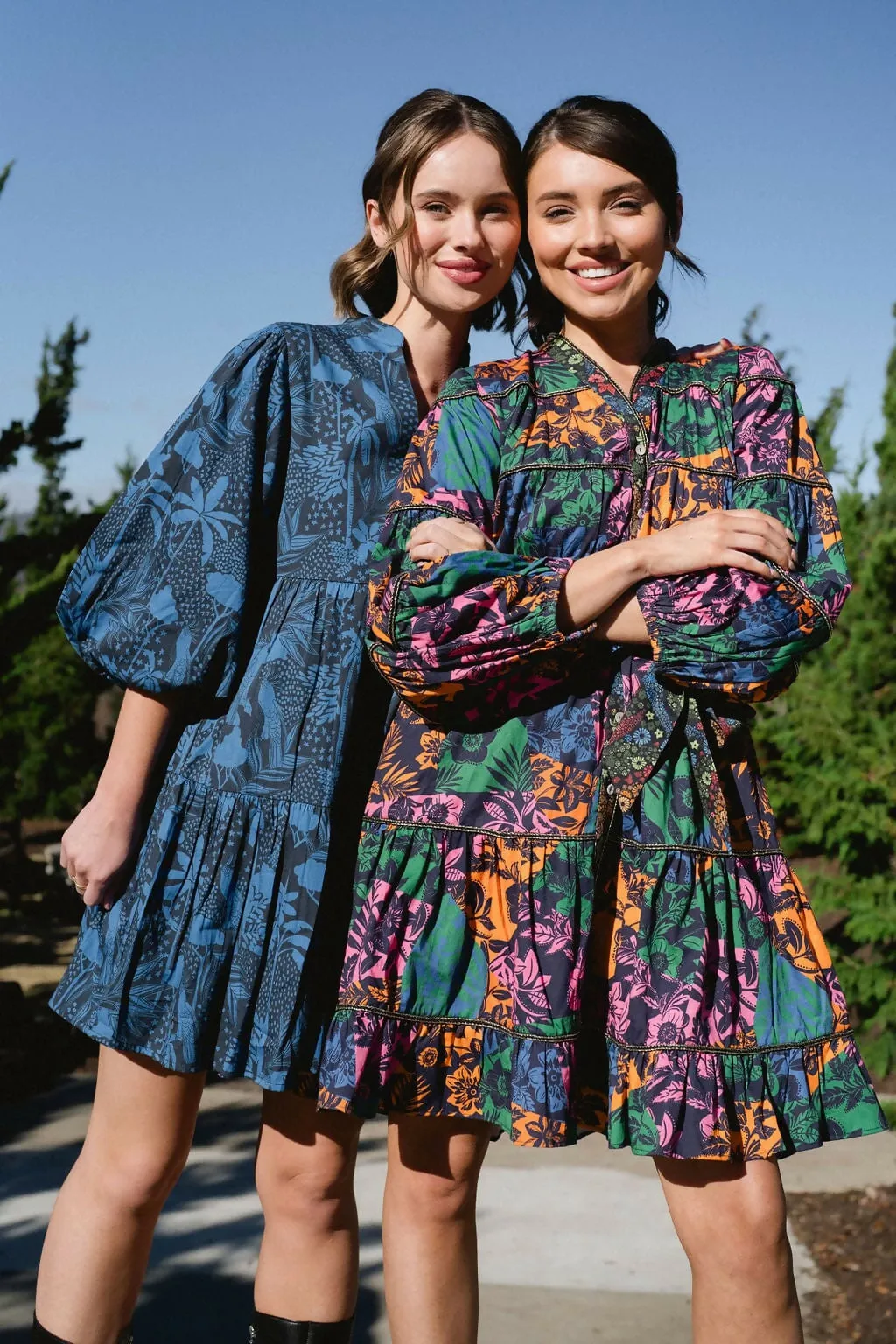 Hattie Dress- Dutch Blue