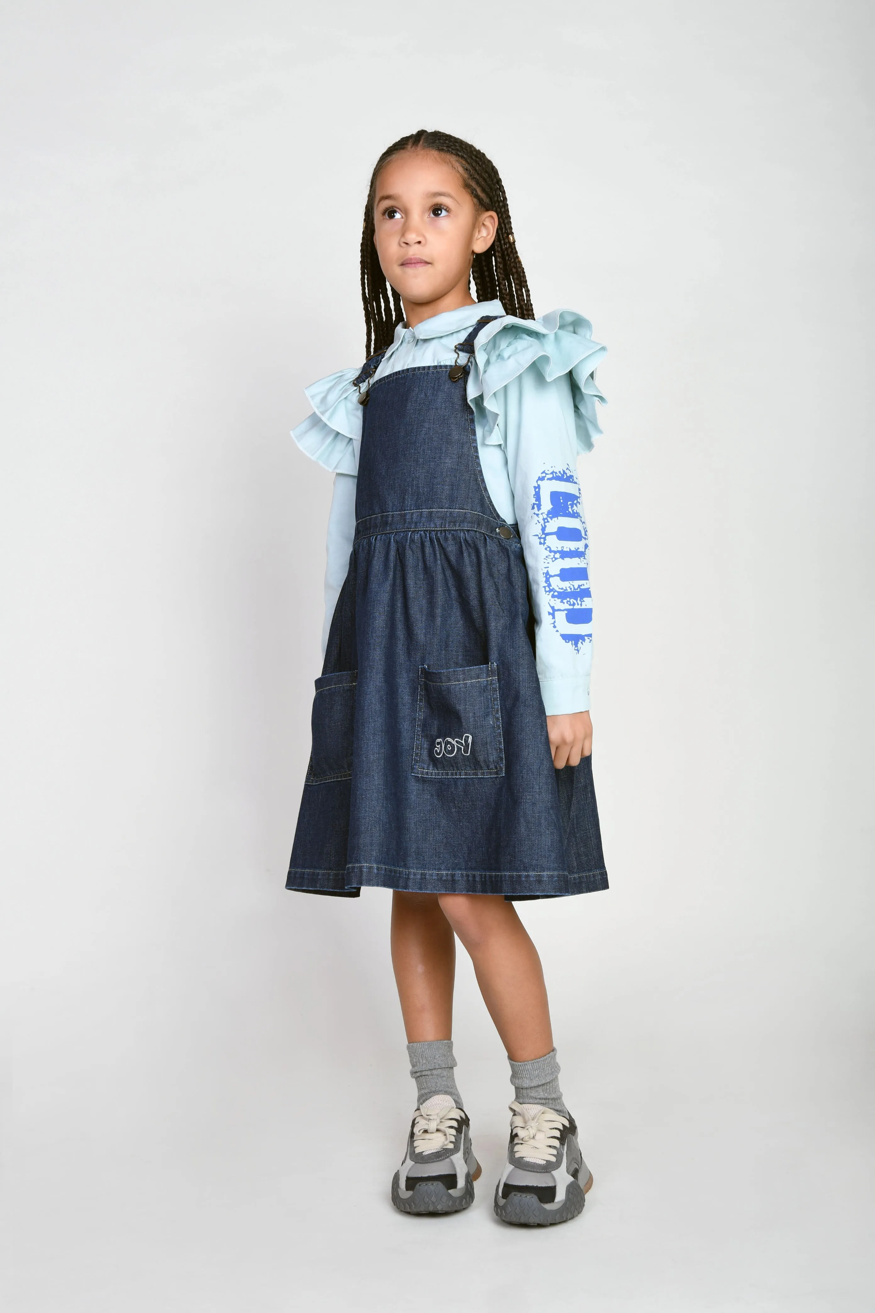 LOUD APPAREL BLUE DENIM THRILL DRESS
