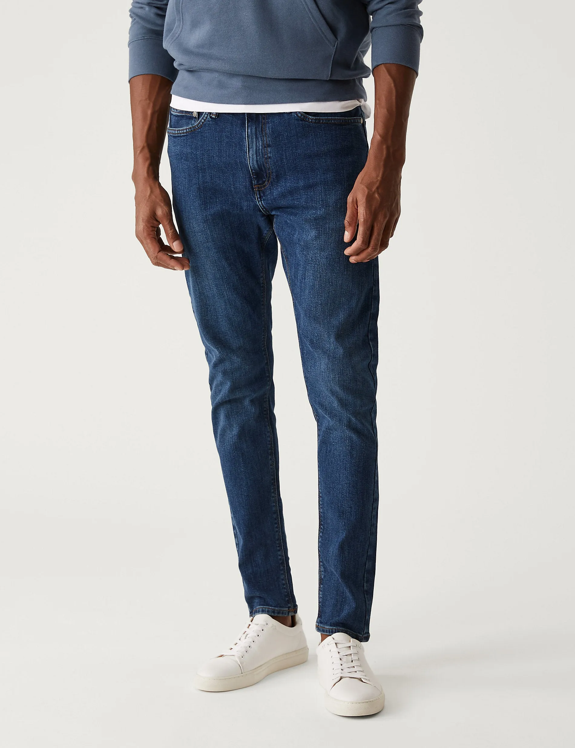 Marks & Spencer skinny stretch jeans, blue