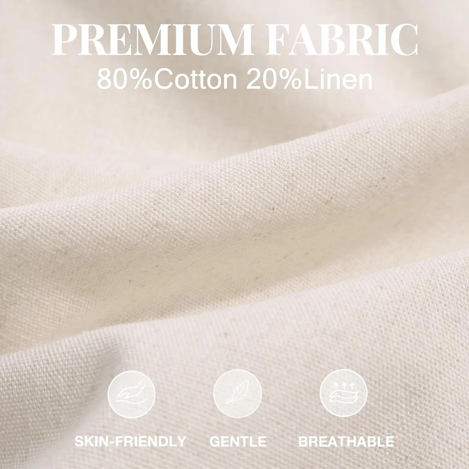 Men's Cotton Linen Shorts Casual Button Elastic Waist Summer Beach Vacation Shorts with Multi-Pocket