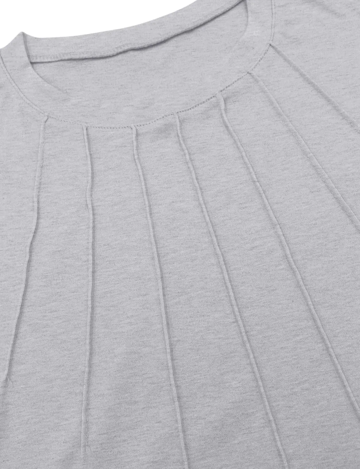 Minclouse Women's Casual Cap Short Sleeves Mini Dresses Cute Pleated T Shirt Dress with Pockets