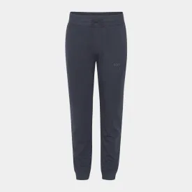 Mørkegrå bambus sweatpants med logo