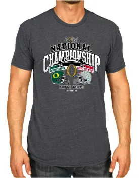 Ohio State Buckeyes Oregon Ducks 2015 Football National Champions Game T-Shirt