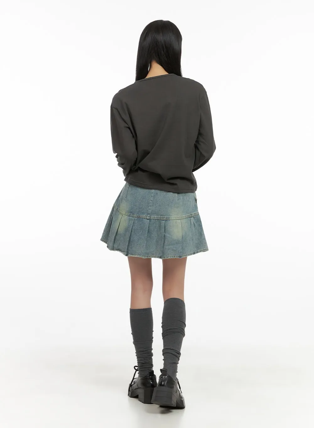 Oversized Graphic Cotton Long Sleeve CS403