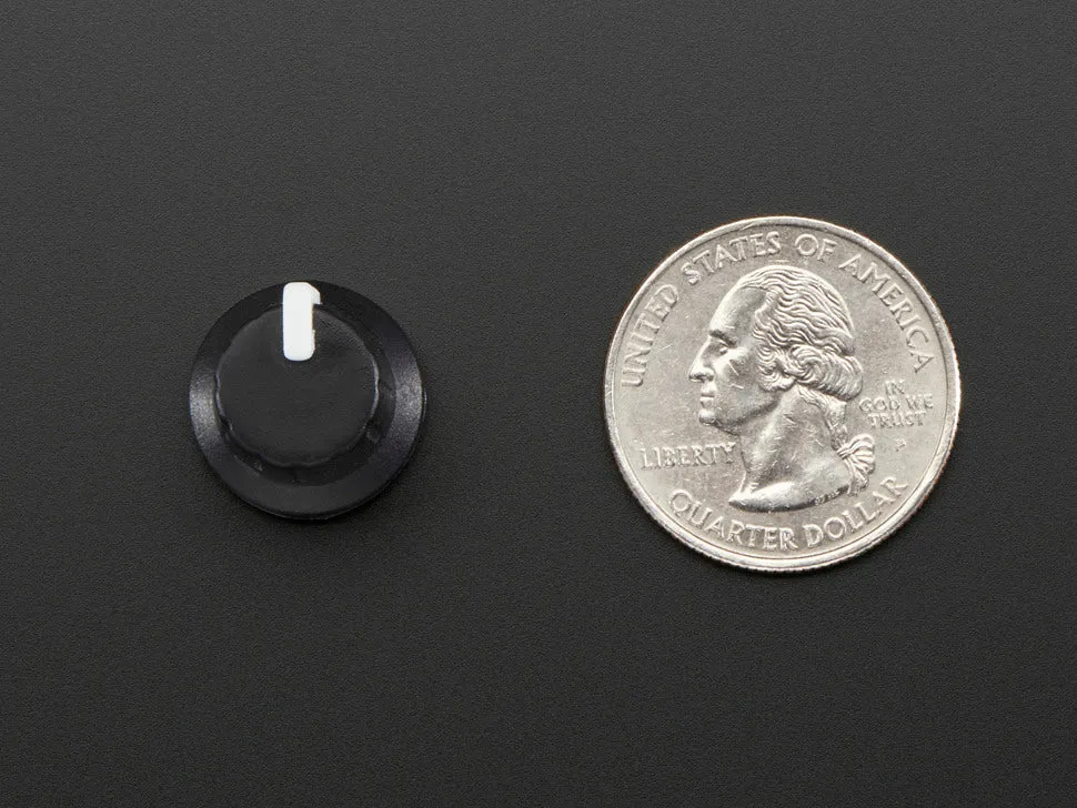 Potentiometer Knob - Soft Touch T18 - White