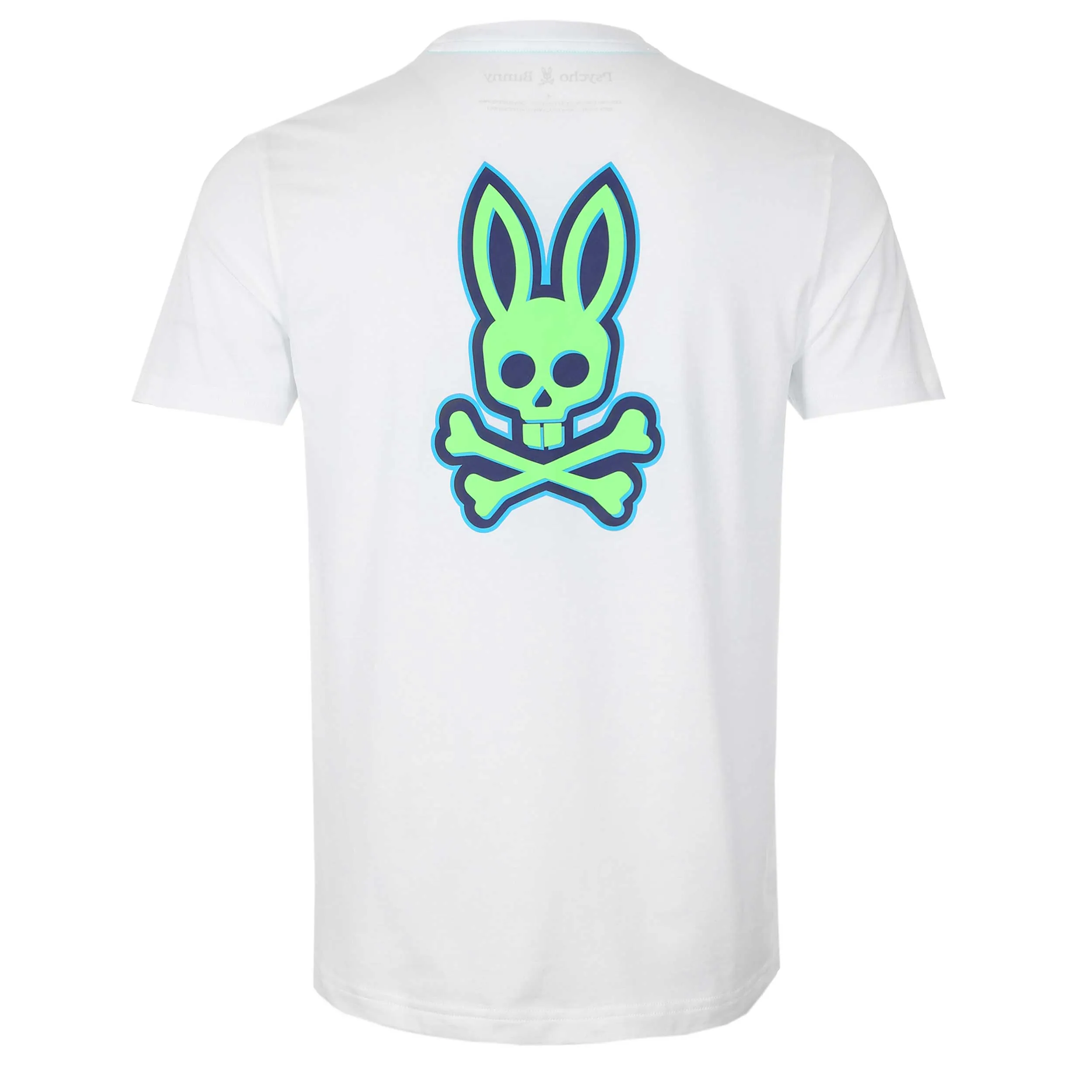 Psycho Bunny Sloan Back Graphic T Shirt in White