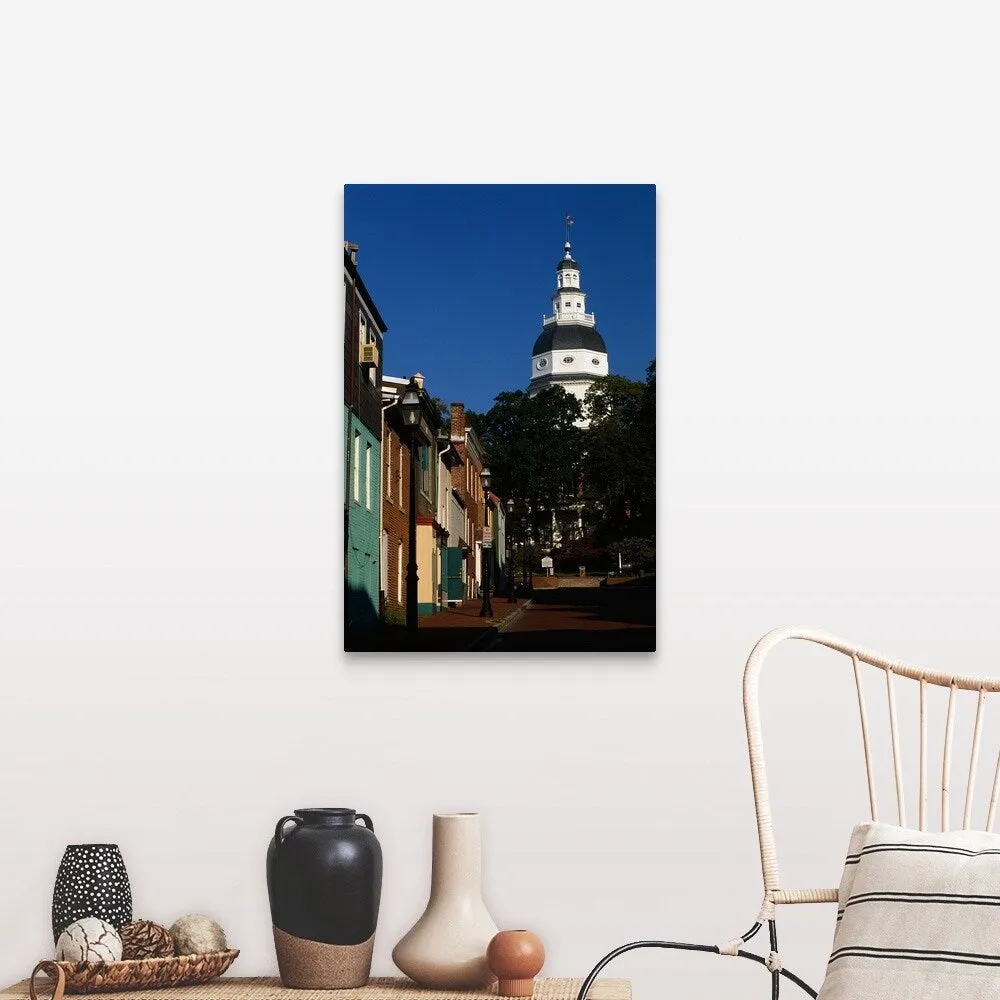 " State House Annapolis MD" Canvas Wall Art