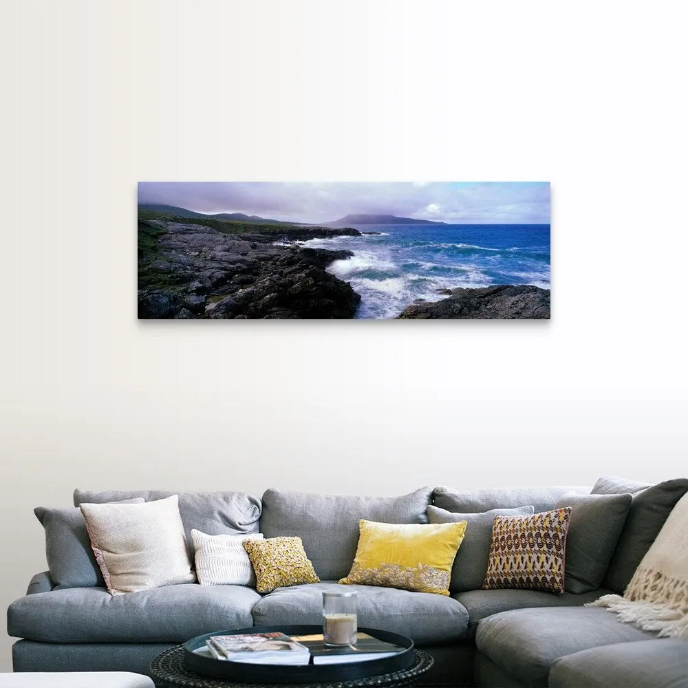"(Traigh Luskentyre ) Sound of Taransay (Outer Hebrides ) Isle of Harris Scotland" Canvas Wall Art