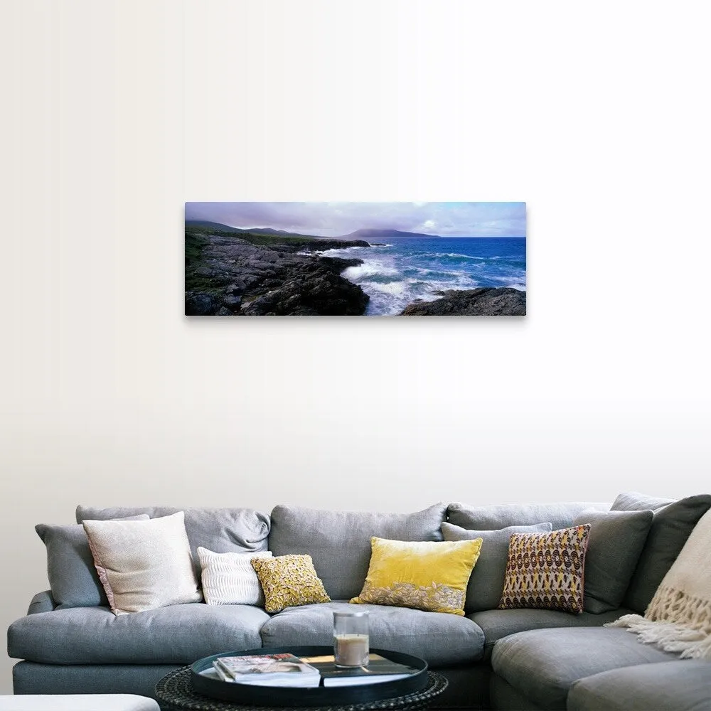 "(Traigh Luskentyre ) Sound of Taransay (Outer Hebrides ) Isle of Harris Scotland" Canvas Wall Art