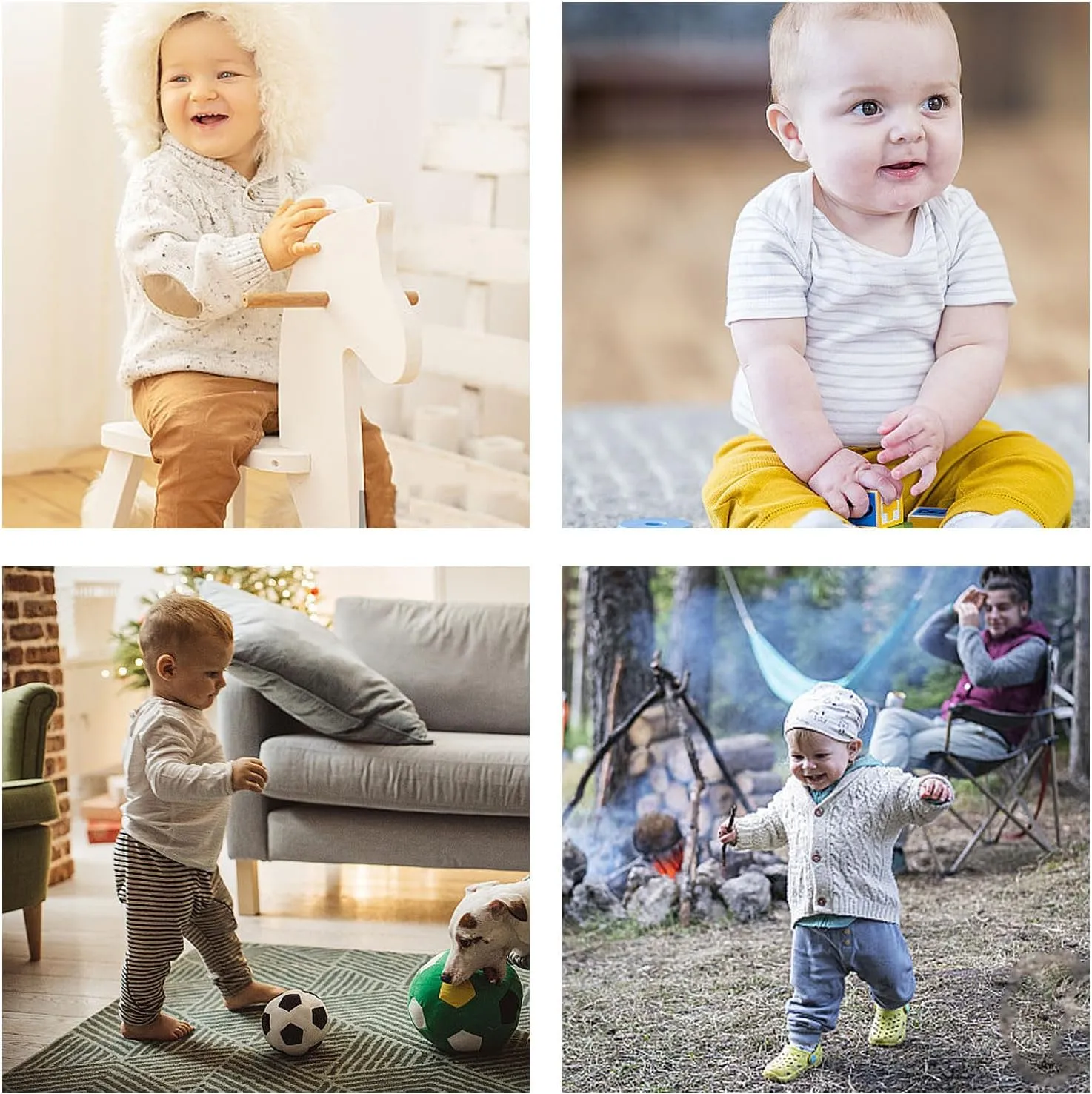 SOBOWO Baby Boy Sweatpants Jogger Pants Toddler Boys Solid Elastic Waist Letter Patched Active Bottoms Fall Winter Clothes
