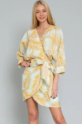 Tahitian Mini Wrap Dress