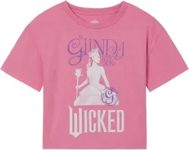 wicked Universal Studios Girls Boxy Drop Shoulder T-Shirt Toddler to Big Kid Sizes (2T - 14-16)